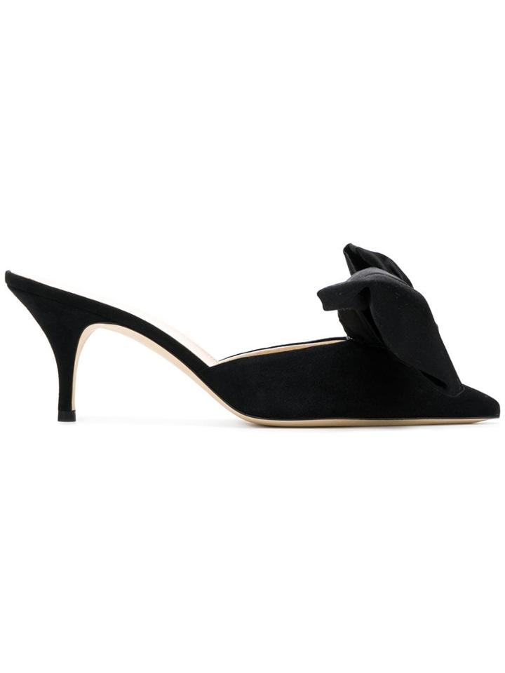 Magda Butrym China Bow Mules - Black