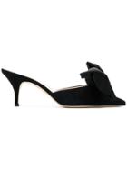 Magda Butrym China Bow Mules - Black