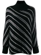 Ermanno Scervino Knitted Roll Neck Jumper - Black