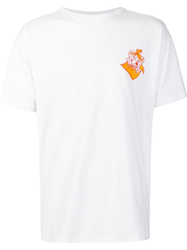 Kinfolk Logo Print T-shirt, Men's, Size: Small, White, Cotton