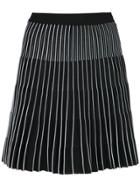 Egrey A-line Knitted Skirt - Black