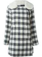 See By Chloé Checked Short Coat