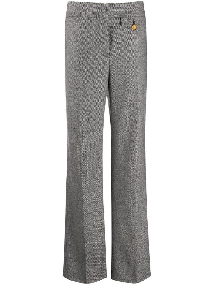 Escada Flared Trousers - Black