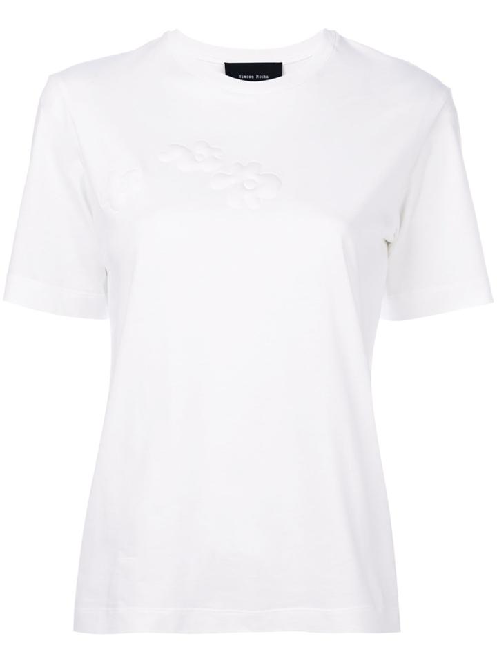 Simone Rocha Raised Floral T-shirt - White