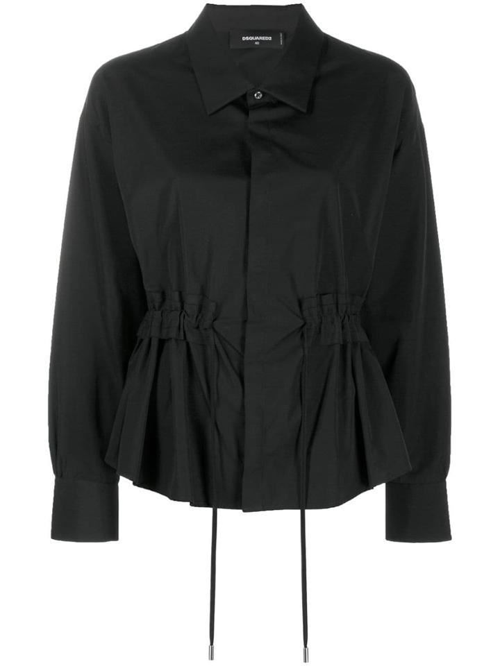 Dsquared2 Drawstring Shirt - Black