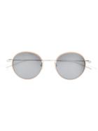 Christian Roth Aemic Round Frame Sunglasses - Silver