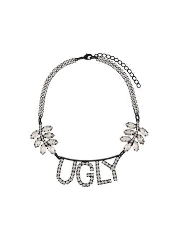 Ashley Williams Bejewelled Necklace - Black