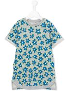 Stella Mccartney Kids Floral Print Dress, Girl's, Size: 10 Yrs, Grey