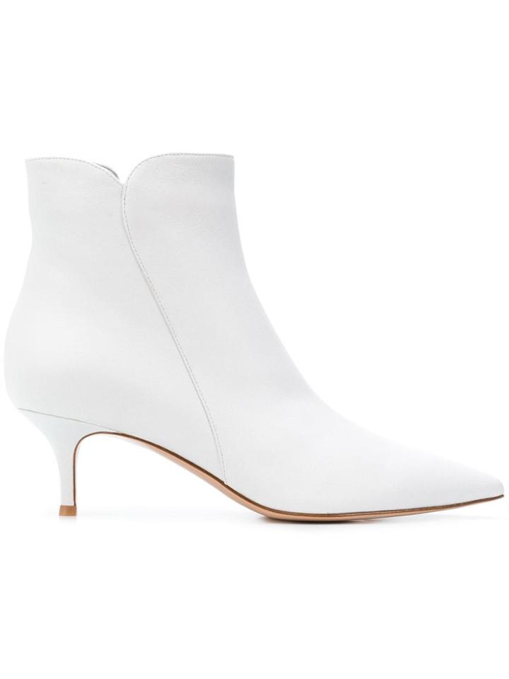 Gianvito Rossi Ankle Length Boots - White