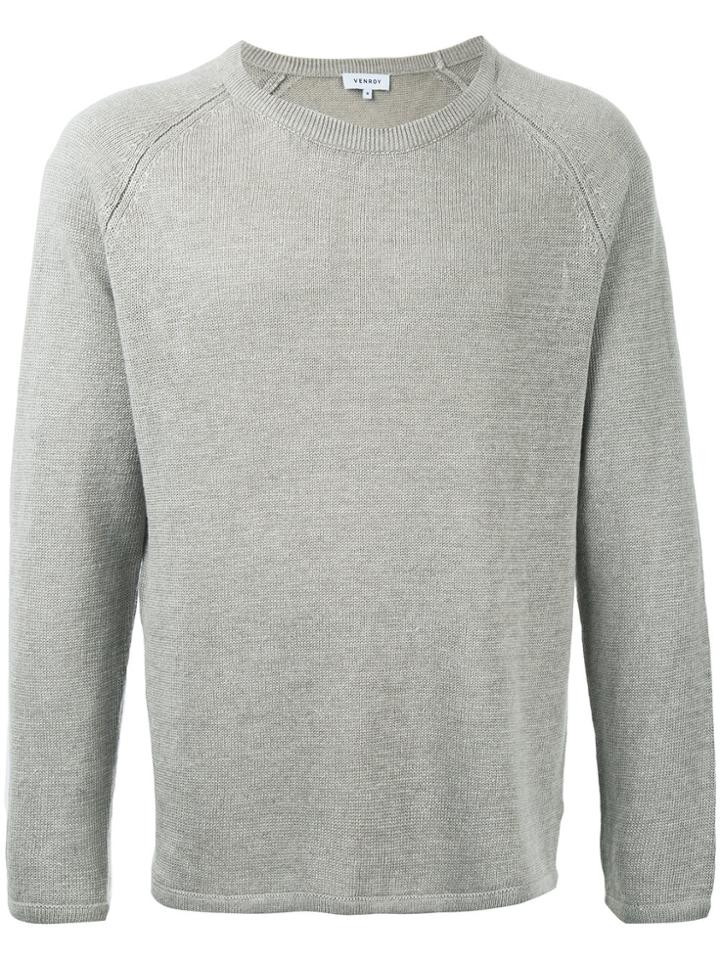 Venroy Raglan Jumper - Brown