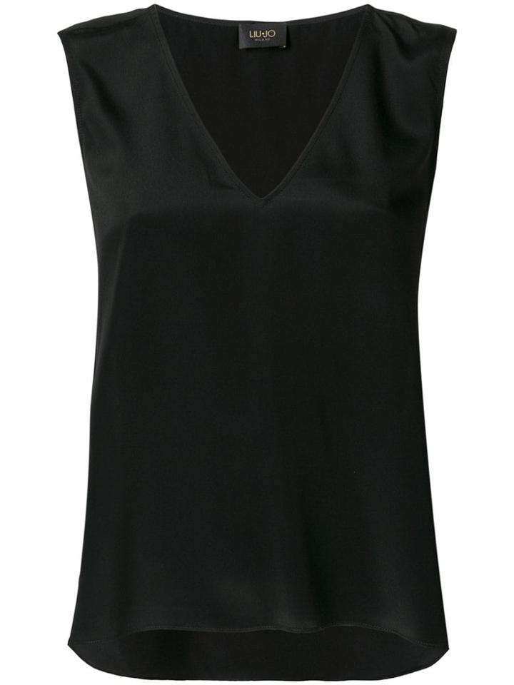Liu Jo V-neck Top - Black