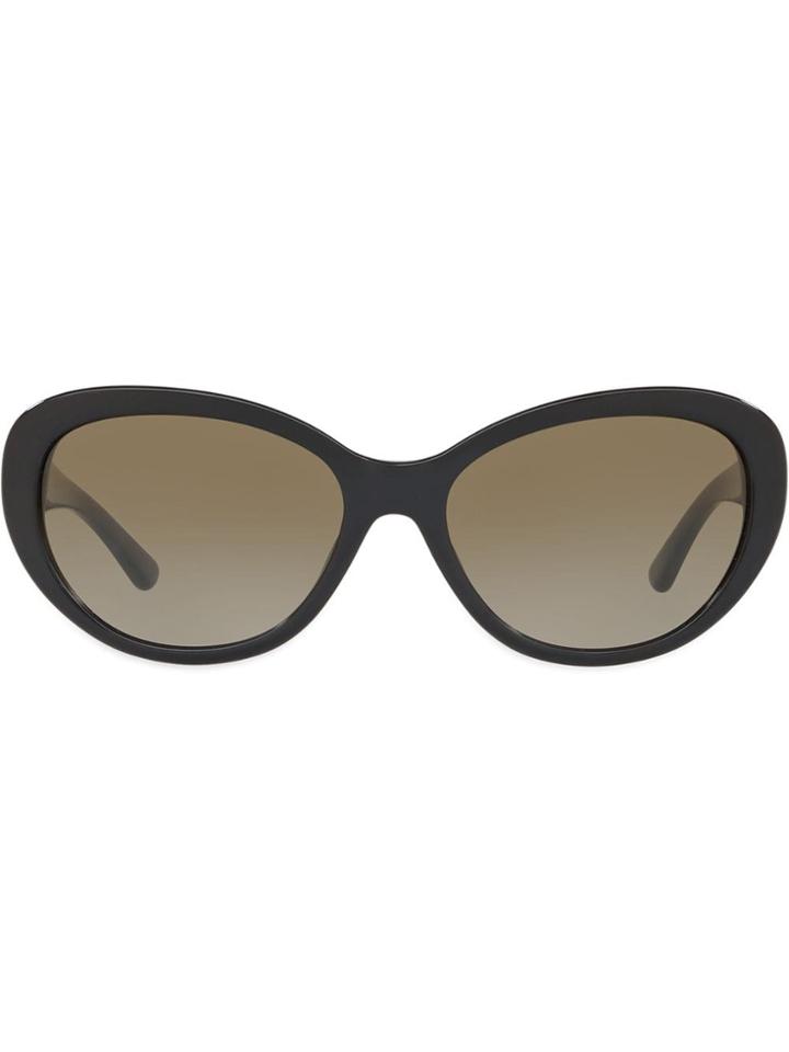 Tory Burch Oversized Frame Sunglasses - Black