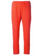 Stella Mccartney 'tamara' Trousers, Women's, Size: 42, Yellow/orange, Rayon/acetate/spandex/elastane
