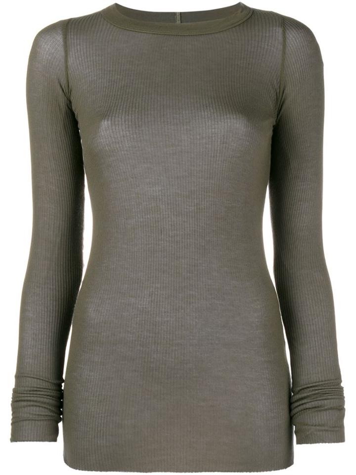 Rick Owens Ribbed Long-sleeved Top