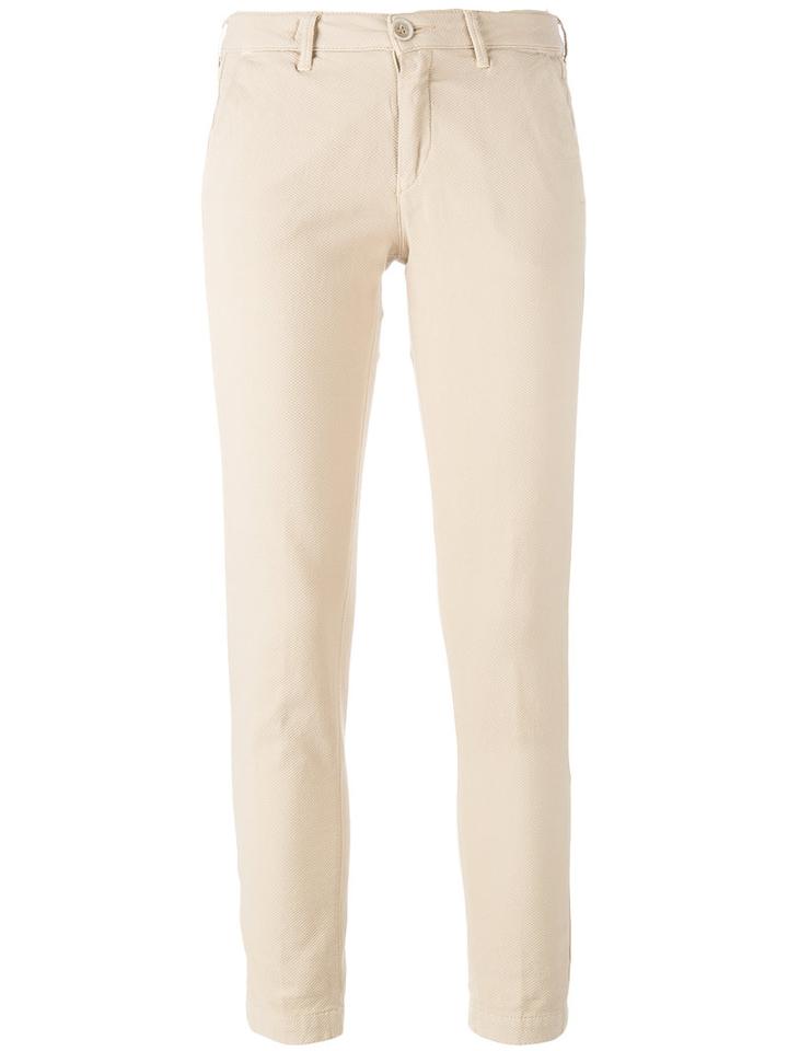 Barba Skinny Trousers, Women's, Size: 31, Nude/neutrals, Cotton/spandex/elastane