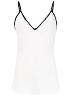 Tufi Duek V-neck Top - White