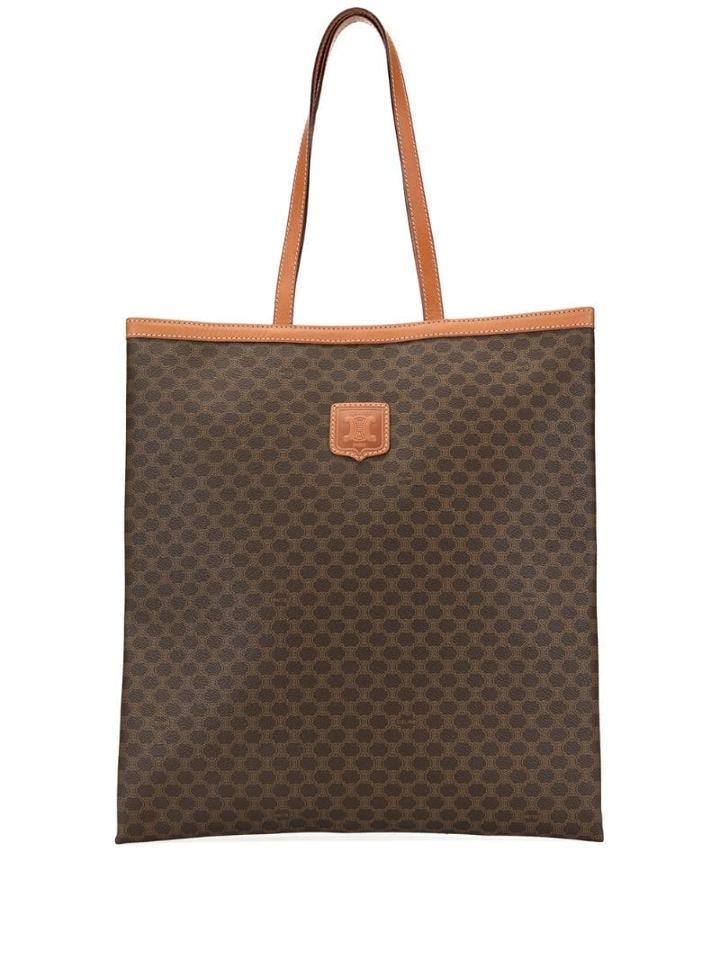 Céline Pre-owned Macadam Pattern Shopper - Brown