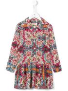 Maan Printed Shirt Dress, Girl's, Size: 6 Yrs, Blue