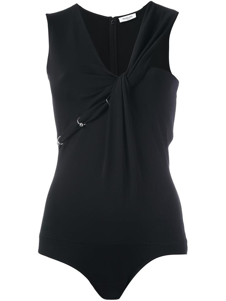Mugler Piercing Detail Sleeveless Body