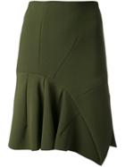 Christopher Esber Panelled Leaf Skirt, Women's, Size: 8, Green, Polyester/spandex/elastane