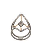 Diane Kordas Diamond Embellished Ring - Black