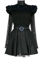 Faith Connexion Tulle Ruffle Mini Skirt - Black