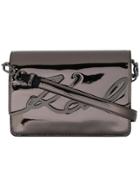 Karl Lagerfeld K/signature Glossy Shoulder Bag - Metallic