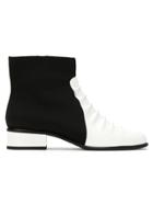 Mara Mac Panelled Leather Boots - Black