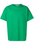 Acne Studios Oversized Logo T-shirt - Green