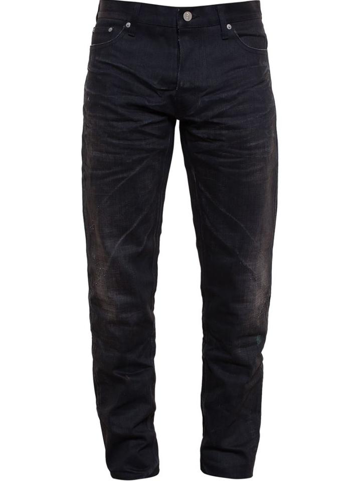 Snake & Dagger 'krait' Jeans, Men's, Size: 34, Black, Cotton