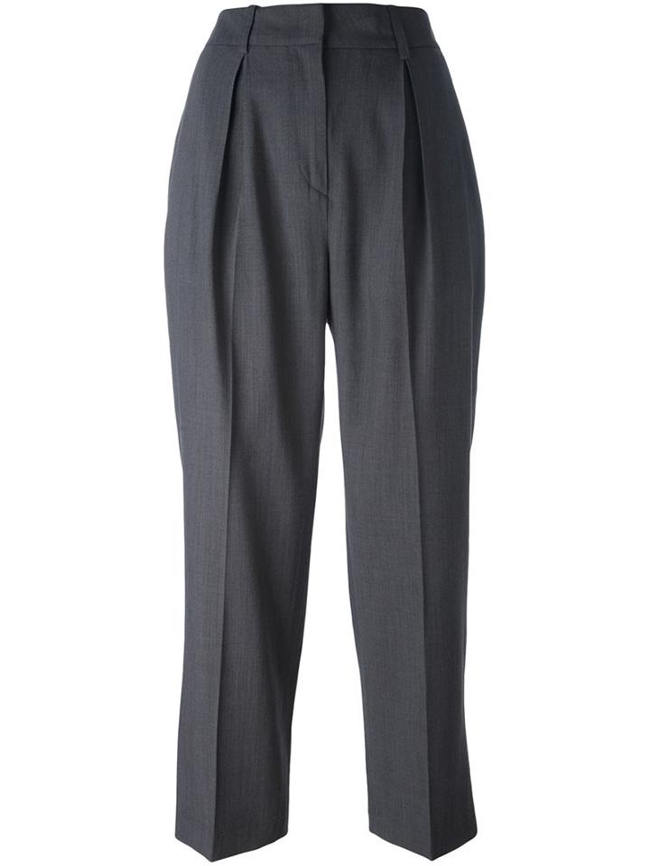 Federica Tosi Pleated Cropped Trousers