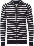 Moncler Striped Hooded Sweater
