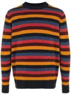 The Elder Statesman Inch Stripe Cashmere Sweater - Multicolour