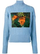 Kenzo Jungle Turtle Neck Sweater - Blue