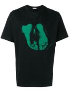 Jw Anderson Feet Print T-shirt - Black