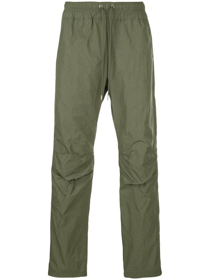 John Elliott Drawstring Waist Trousers - Green