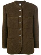 Chanel Vintage Single Breasted Jacket - Brown