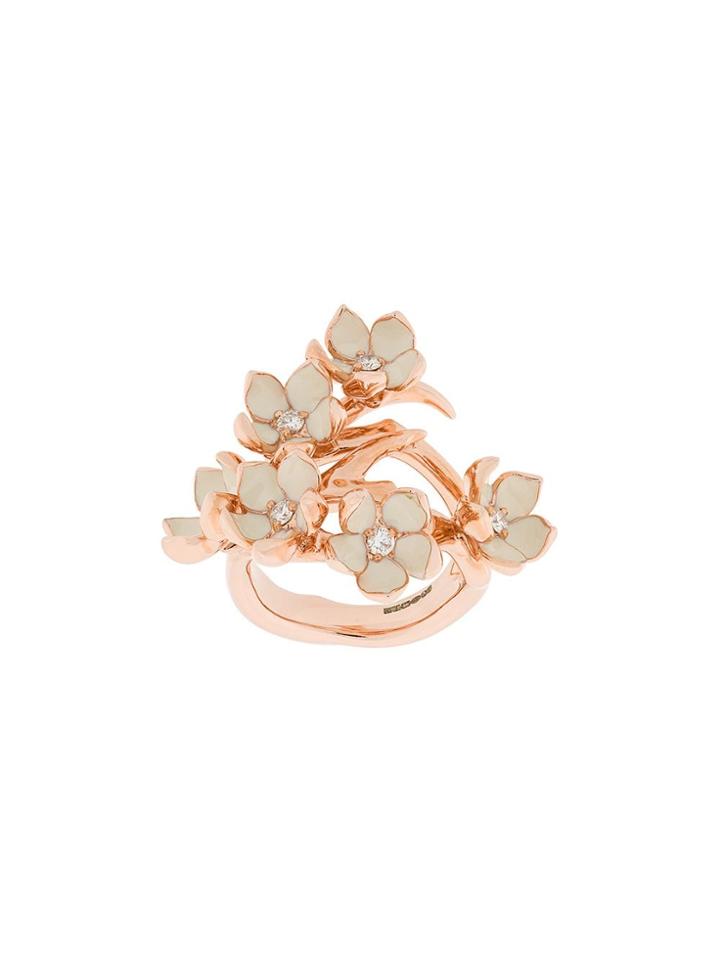 Shaun Leane Cherry Blossom Diamond Ring - Gold