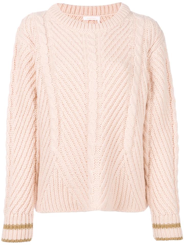 See By Chloé Cable Knit Sweater - Unavailable
