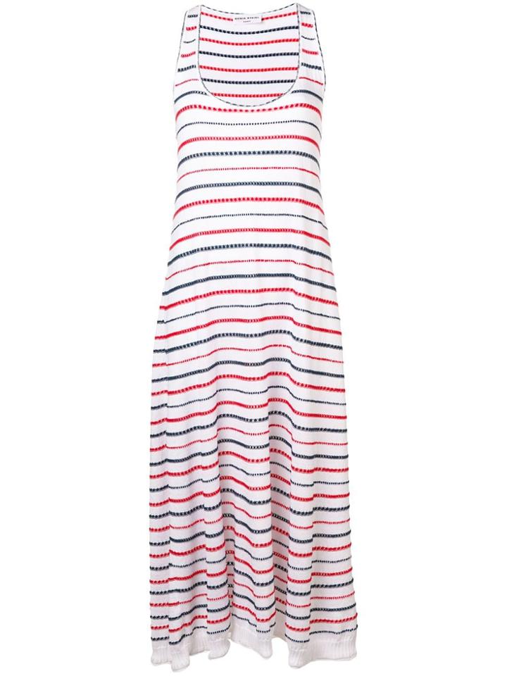 Sonia Rykiel Striped Tank Dress - White