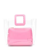 Staud Clear Panel Shirley Tote - Pink