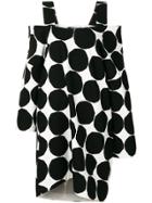 Junya Watanabe Oversized Cold Shoulder Dress - Black