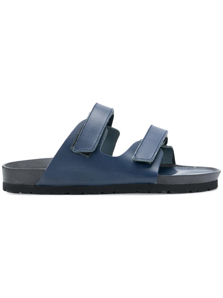 Y's Double Strap Sandals - Blue