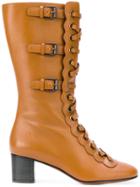 Chloé Orson Calf Length Boots - Brown