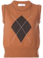 Pringle Of Scotland Heritage Knitted Vest - Brown