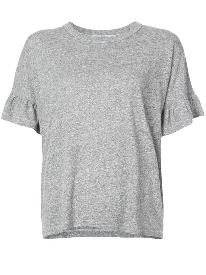 The Great Ruffled Sleeves T-shirt - Grey