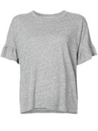 The Great Ruffled Sleeves T-shirt - Grey