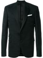 Neil Barrett Classic Blazer, Men's, Size: 50, Black, Polyester/viscose/wool