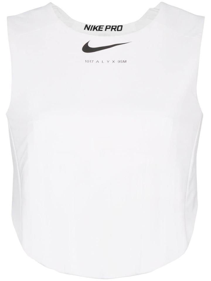 1017 Alyx 9sm Corset-style Cropped Tank Top - White