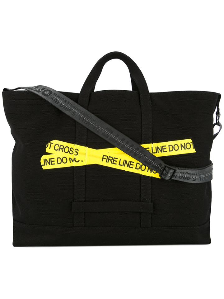 Off-white Firetrap Tote Bag - Black